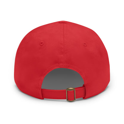 Success Club Hat with Leather Patch (Round)
